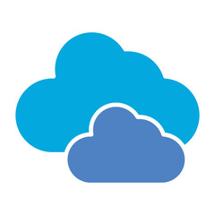 Fototapeta premium Clouds Icon