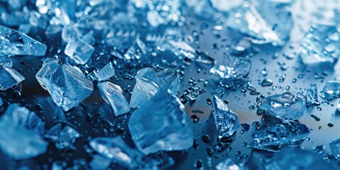 Ice Crystal Cluster Close-Up