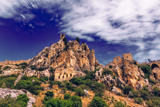 St Hilarion Castle, Kyrenia, Northern Cyprus, Turkey