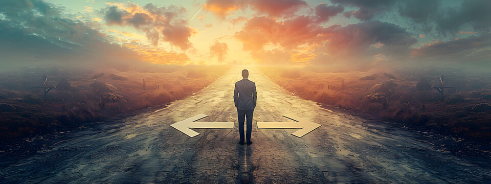 Business Decisions at a Crossroads: Symbolizing Choice and Growth