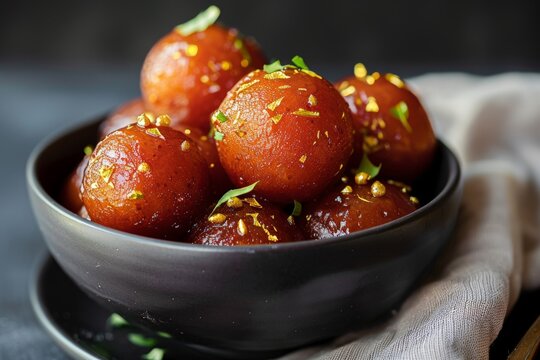 freshly made gulab jamun