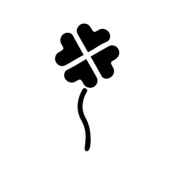 Heart Clover Fill Icon - Suitable for Web Page, Mobile App, UI, UX Design