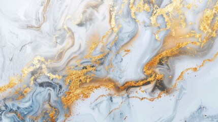 White Marble Texture with Gold Veins Background, useful to create surface effect for your design 