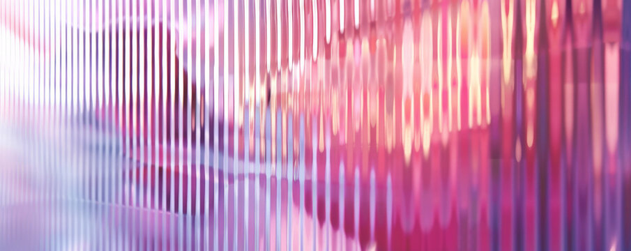 An abstract background with a ribbed aluminum metallic panel, set against a gradient of soft pinks and purples. The sleek metal finish adds a contemporary and stylish touch to the design.