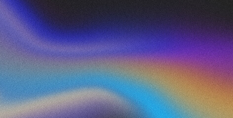 black blue purple orange brown Grainy  gradient background with blazing blue light and noise texture effect banner in the background