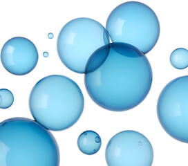 Bubbles background. Light blue suds of shampoo, bath, mousse, shaving. Soap bubbles on a transparent background. Bubbles PNG file no background