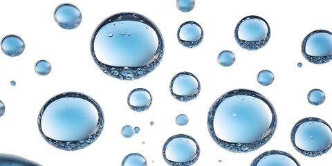 Bubbles background. Light blue suds of shampoo, bath, mousse, shaving. Soap bubbles on a transparent background. Bubbles PNG file no background