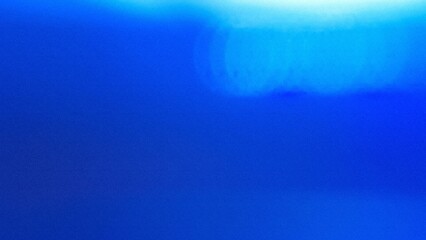 Abstract background Flat style. Freeform blue gradient color background with defocused blur and noise effects. Light and dark blue colors copy space text area. White circle light