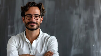 Obraz premium Confident and Successful Portfolio Manager Discussing Financial Growth