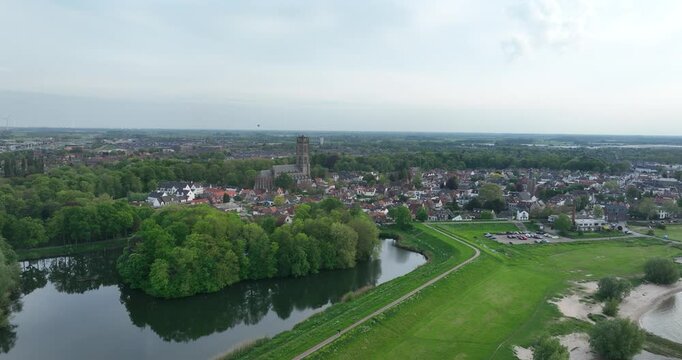Zaltbommel, Gelderland, The Netherlands. urban city view.
