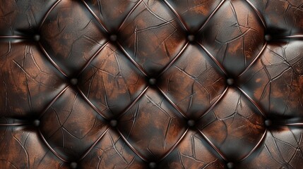 Naklejka premium Leather background in brown