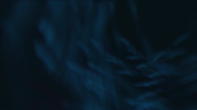 Abstract black and blue design with swirling lines and shapes evoking depth, movement, and energy. The juxtaposition of colors creates contrast and balance in this visually captivating image