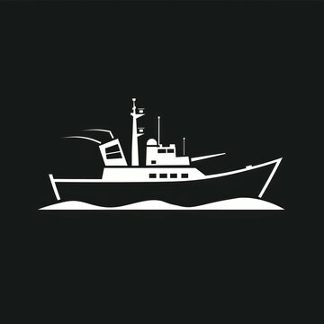 recommend clip art: Warship icon flat. Illustration isolated vector sign symbol
                    