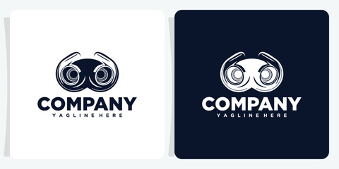 Collection of turbo engines on black and white background. vector illustration