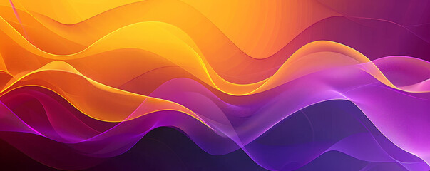 A stunning gradient wave background with smooth, flowing lines transitioning from purple to yellow, creating a lively and eye-catching visual effect.