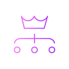 strategy gradient icon