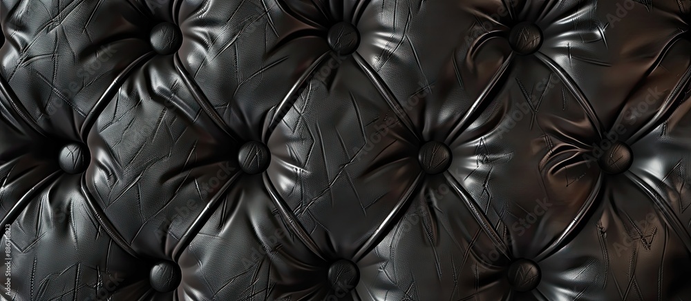 Aufkleber high resolution abstract black leather background with a seamless texture suitable as a wallpaper or
