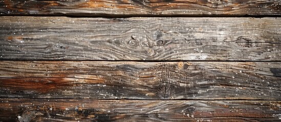 A weathered wooden plank serves as a rustic backdrop for any setting be it a table floor or any space where one might need a versatile copy space image