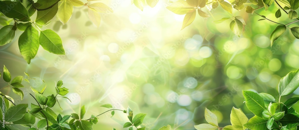 Aufkleber nature themed abstract background with copy space image available