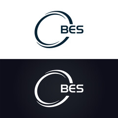 BES logo. B E S design. White BES letter. BES, B E S letter logo design. B E S letter logo design in GOLD, GOLDEN LOGO, THREE, style. letter logo set in one artboard. B E S letter logo vector design.