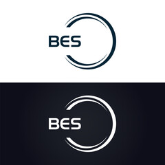 BES logo. B E S design. White BES letter. BES, B E S letter logo design. B E S letter logo design in GOLD, GOLDEN LOGO, THREE, style. letter logo set in one artboard. B E S letter logo vector design.