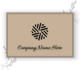 Minimal Company Logo Template.