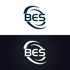 BES logo. B E S design. White BES letter. BES, B E S letter logo design. B E S letter logo design in GOLD, GOLDEN LOGO, THREE, style. letter logo set in one artboard. B E S letter logo vector design.