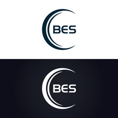 BES logo. B E S design. White BES letter. BES, B E S letter logo design. B E S letter logo design in GOLD, GOLDEN LOGO, THREE, style. letter logo set in one artboard. B E S letter logo vector design.