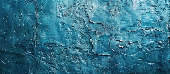 Obraz premium Blue textured wall ideal as a background or texture in an image with copy space