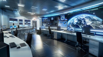 Mission Control Space Exploration at its Finest Countdown to Launch Astronaut Training and Orbital Simulations in a HighTech Command Center