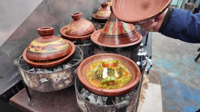 The authentic fish tagine in Agadir Morocco