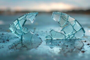 Beautiful glass shards.