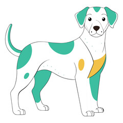 Cute animal Dog Vector Royalty-Images