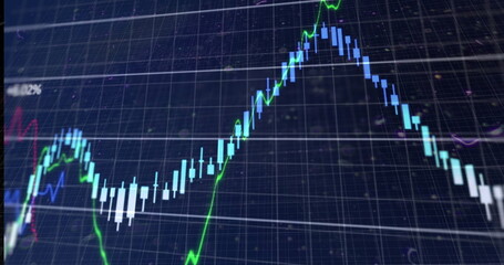 Image of financial data processing over scope scanning