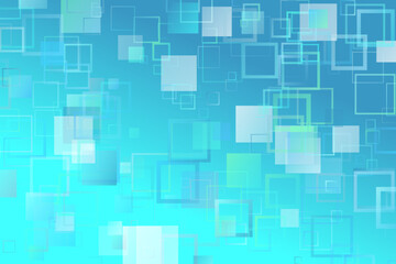 Geometrical gradient random square website background - trendy geometric abstract vector graphic design with squares