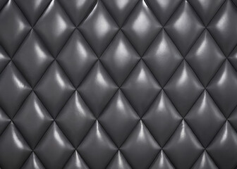 Close up of quilted black background