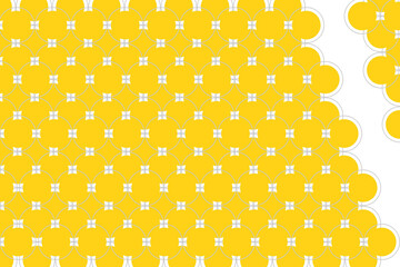 Pattern made from orange circles