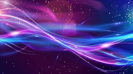 Fototapeta premium Vivid Abstract Background with Neon Light Effects, Illuminating Futuristic Design Concepts, and Bright Colors for Modern and Technological Themes