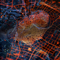 Fingerprint Morphing into Digital Map Revealing Hidden Potential