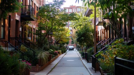 Obraz premium Walkable Urban Neighborhoods .