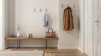 Cozy Mudroom with Natural Light
