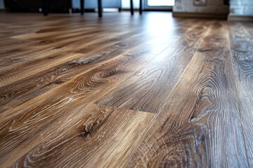 28 Vinyl flooring, view from the top, smooth surface, evenly, no scratches, realistic, very detailed, sharp focus