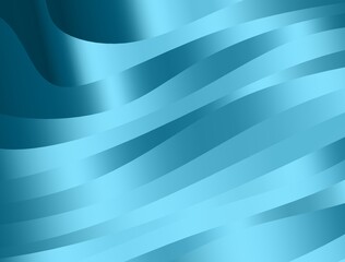 Blue Flowing Lines Abstract Background Design