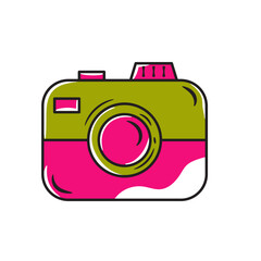 Camera style hand drawn. vector illustration 