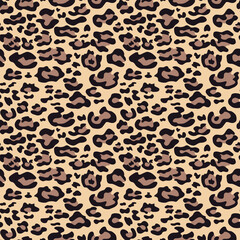 
Leopard animal background, vector illustration fashionable design for print clothing, fabric, pape