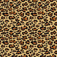 
leopard pattern seamless print, fashion design, modern texture