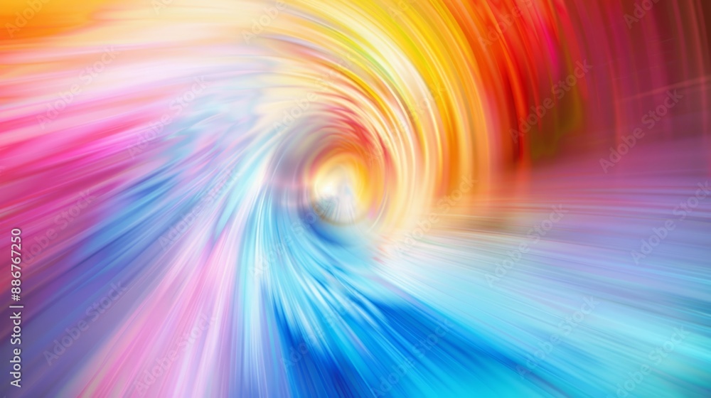 Aufkleber abstract defocused blurred motion backgrounds with soft colors and dynamic light effects. ideal for 