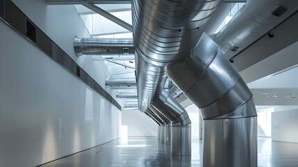 A ventilation system in a museum that ensures picture