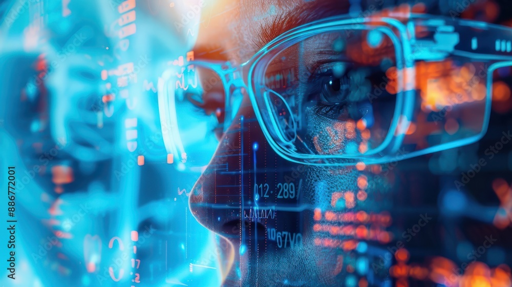 Aufkleber artificial intelligence in healthcare diagnosis, artificial intelligence in healthcare diagnosis wit