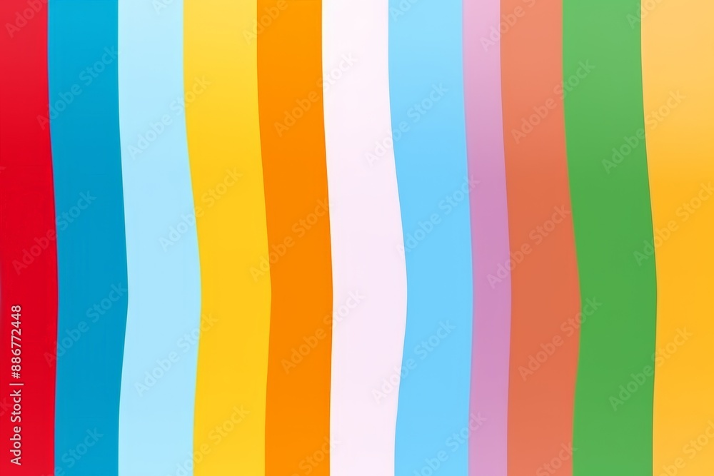 Poster a colorful striped background with a rainbow of colors. the stripes are of different colors and are 